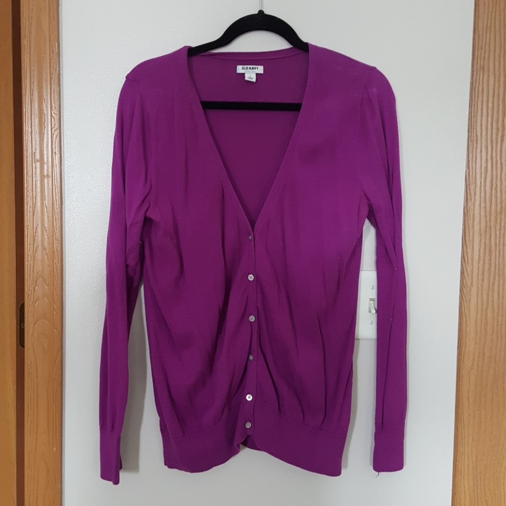 Purple Cardigan
